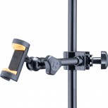 Стойка-держатель для смартфона с креплением на микрофонную стойку. Hercules DG207B